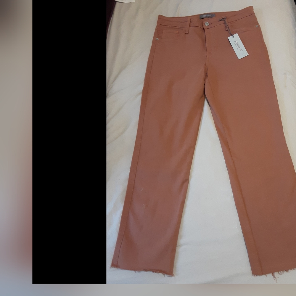 NWT Just USA Orange Jeans